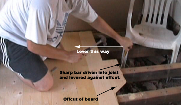 Replace all floor boards
